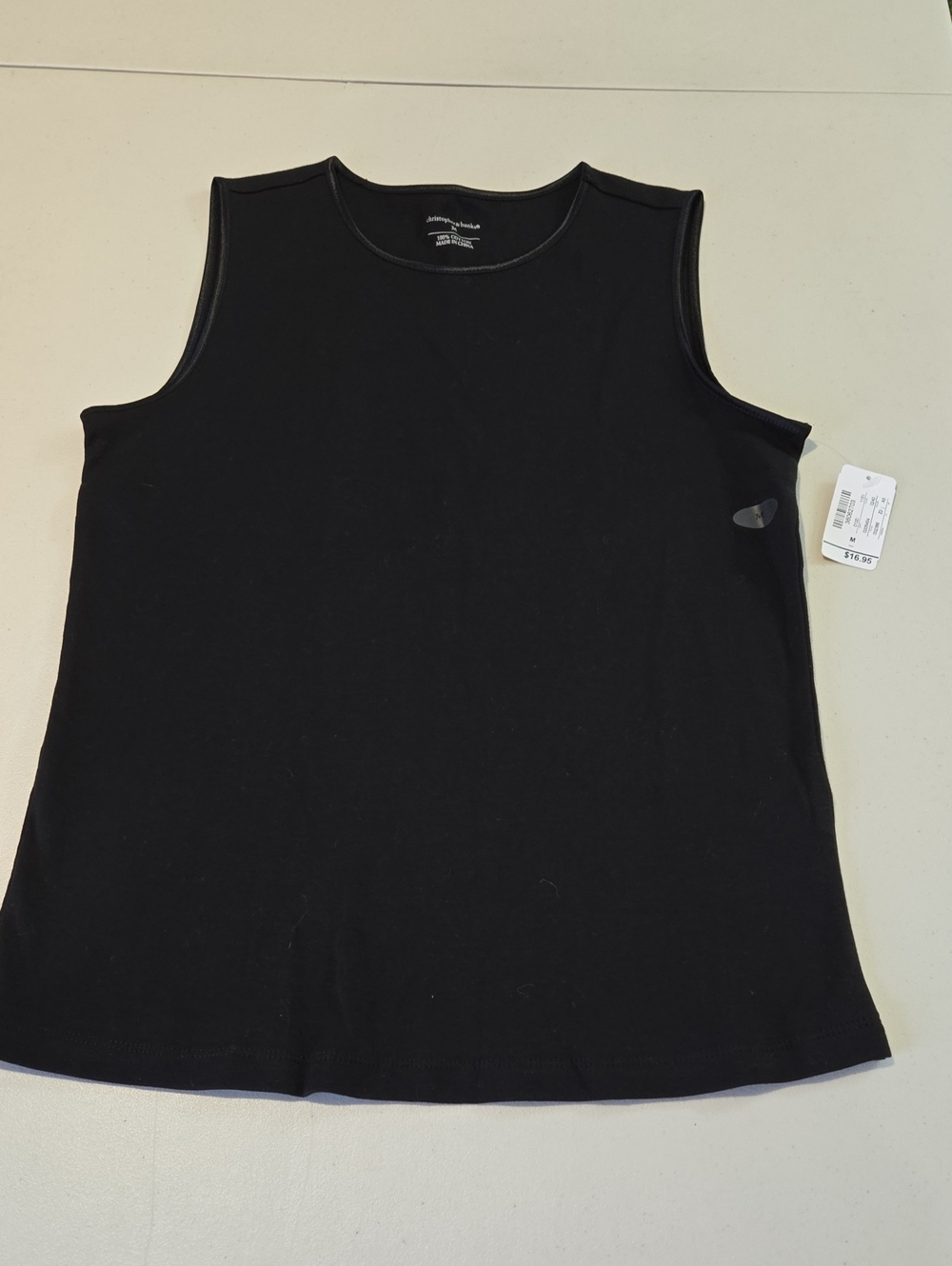 Christopher & BanksBlack Sleeveless Women's Tank Top - Classic Everyday Layering